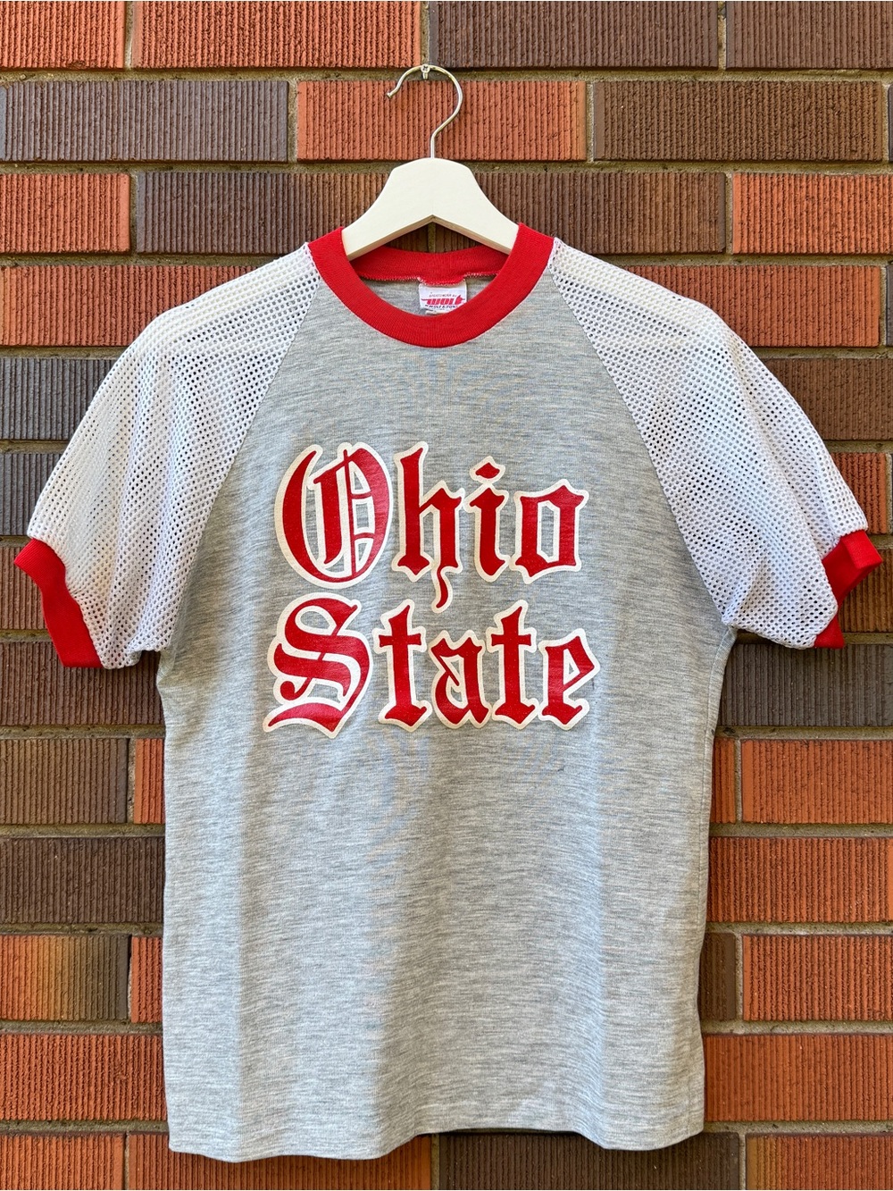 Vintage Ohio State Red Ringer Tee